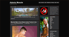 Desktop Screenshot of adonismuscle.com
